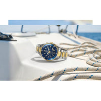 Bulova 98B230 Marine Star Reloj de Cuarzo Japonés con Cronógrafo Bicolor para Hombre