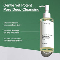 Dúo Doble Limpiador Heartleaf: Aceite Control de Poros y Espuma Quercetinol para Poros