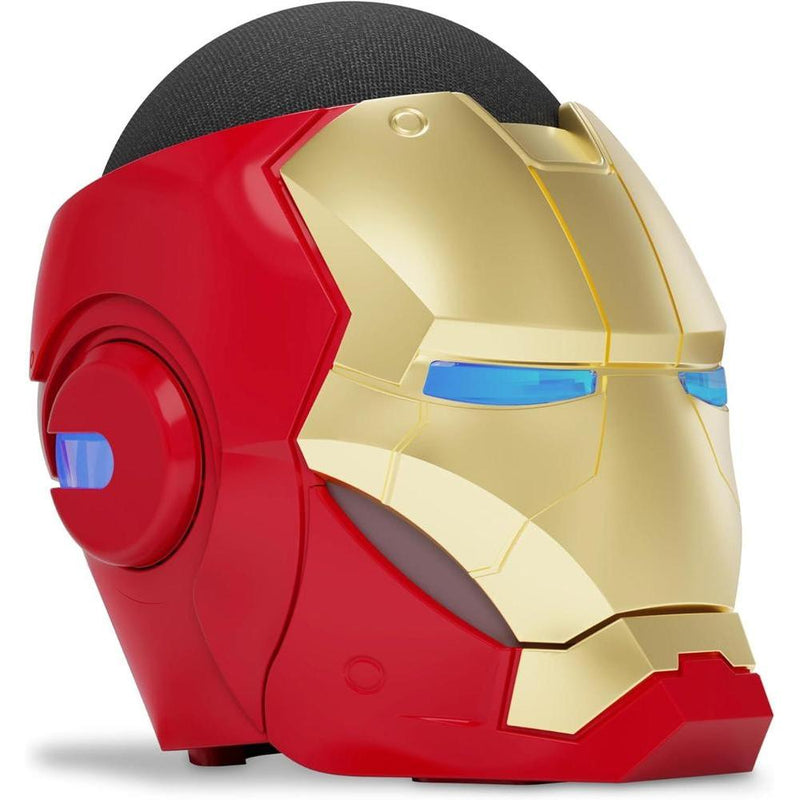 Paquete Echo Dot 5ª Gen con soporte edición limitada Iron Man, mejor sonido y control inteligente