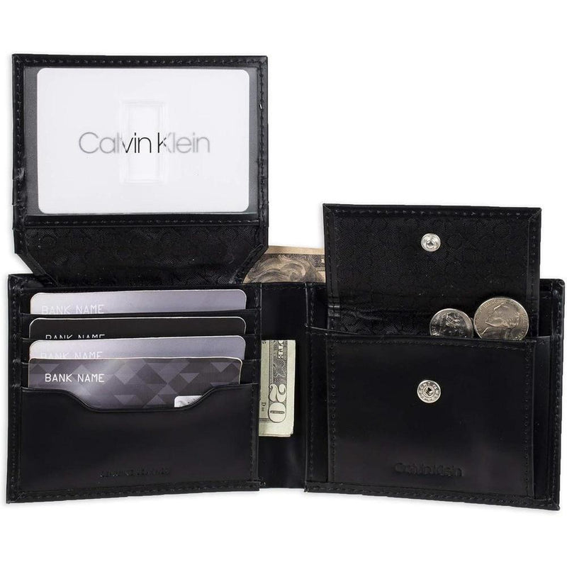 Calvin Klein Cartera Minimalista para Hombre con Tecnología RFID y Múltiples Compartimentos
