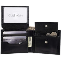 Calvin Klein Cartera Minimalista para Hombre con Tecnología RFID y Múltiples Compartimentos