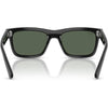 Ray-Ban Gafas de Sol Unisex con Marco Negro y Lentes Verde Oscuro, Protección UV 100%, Incluye Funda y Paño