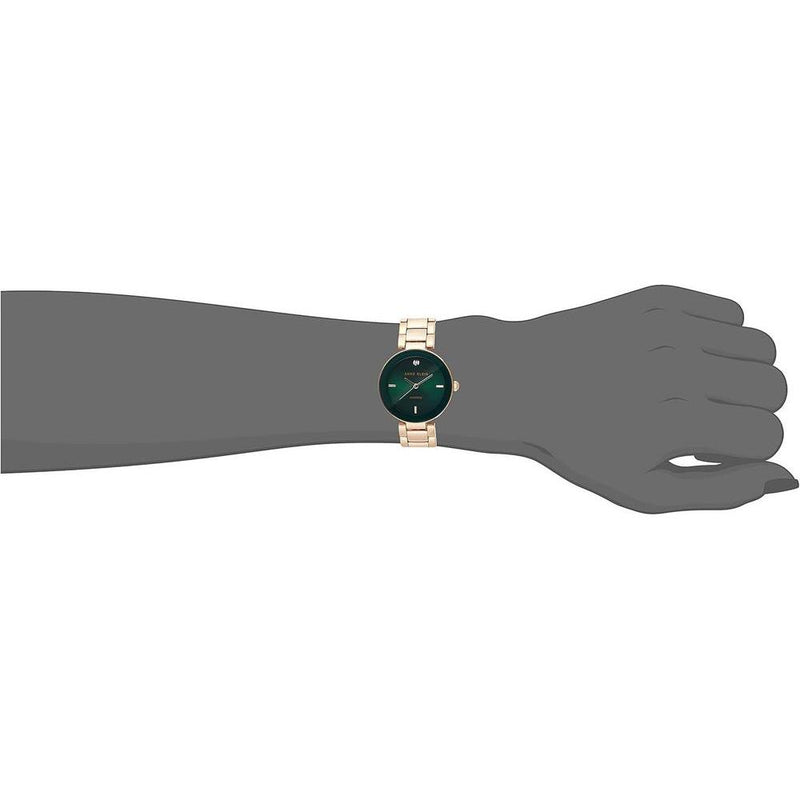 Anne Klein, elegante reloj de pulsera para mujer con esfera de diamante genuino, diseño sofisticado