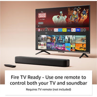 Barra de sonido Fire TV de Amazon con altavoces 2.0, DTS Virtual:X, Dolby Audio y conectividad Bluetooth