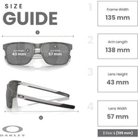 Lentes de sol Oakley Holbrook Mix para hombre con correa y kit de cuidado