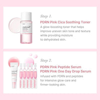 Medicube Kit de ADN de Salmón PDRN: Cuidado de la piel con tónico, suero y mascarilla para hidratar y reafirmar