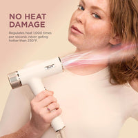 Secadora Shark SpeedStyle, alta velocidad, iónica, ligera, sin daño por calor. Ideal para cabello liso y ondulado