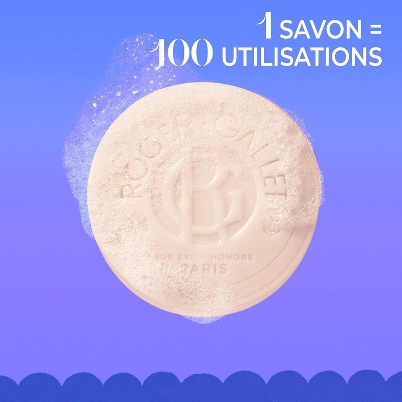 ROGER & GALLET Gel de baño y jabón corporal para mujer, aroma Sándalo, ideal para piel sensible y cuidado personal