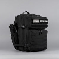 Mochila Táctica 35L WOLFpak en Color Negro con Resistencia al Agua y Personalización con Parches, Ideal para Viajes y Uso Diario