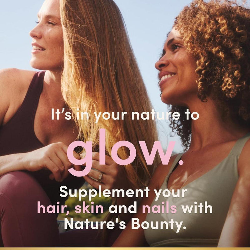 Gomitas Nature's Bounty con biotina para cabello, piel y uñas saludables, sabor a fresa, 200 unidades