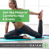 Gaiam Rodilleras de yoga (juego de 2) – Accesorios de yoga para mujeres / hombres, cojines para rodillas y codos.