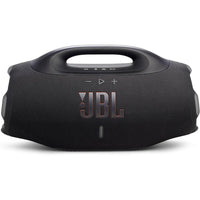 JBL Boombox 4 - Altavoz portátil impermeable con sonido masivo, 34 horas de reproducción y conexión Auracast negro