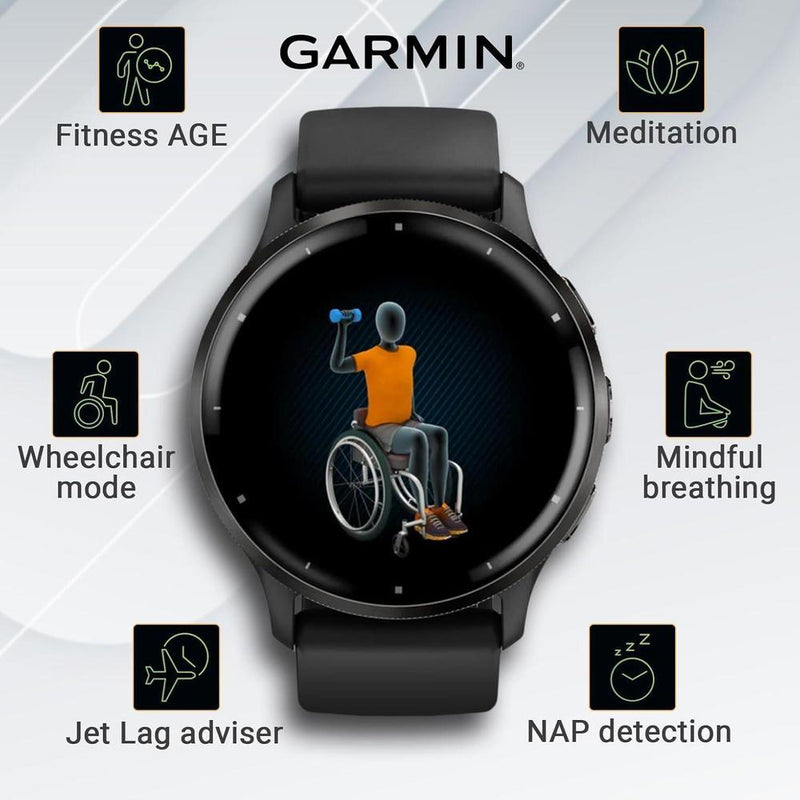 Garmin Venu 3 Con Pantalla AMOLED Y Salud Avanzada