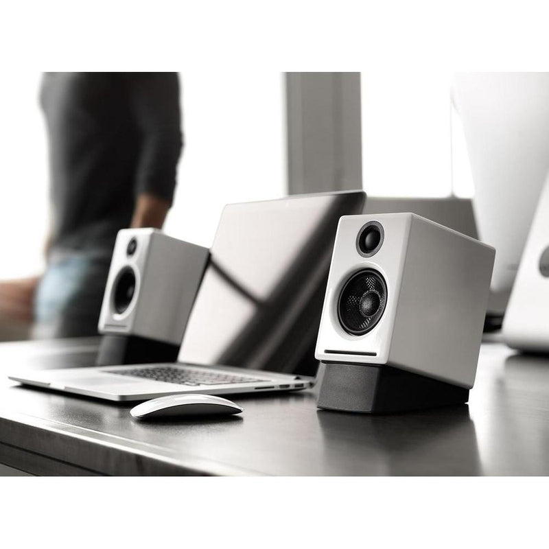 Audioengine A2+ Altavoces Bluetooth De Escritorio Para Música Y Juegos - Compatible Con Pc, Mac, Laptop Y Tablet