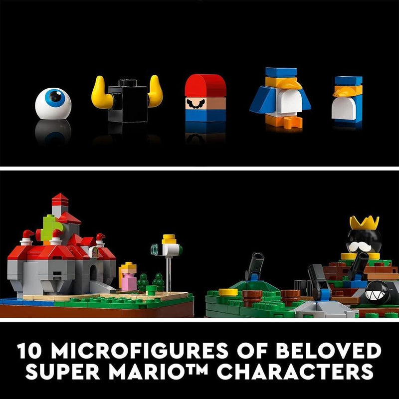 LEGO Super Mario 64 Bloque de Interrogación Set de Construcción para Fanáticos Adultos con 10 Minifiguras y 4 Niveles