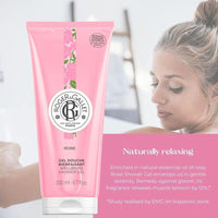Gel de ducha hidratante Roger & Gallet con aloe vera y aroma de rosa, para piel sensible, sin sulfatos