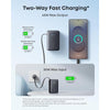 Anker Nano Power Bank, cargador portátil de 10,000 mAh con cable retráctil de alta potencia y pantalla inteligente