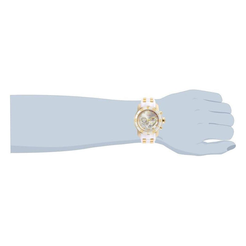 Invicta Reloj de cuarzo Pro Diver para hombre, acero inoxidable y resistencia al agua, correa de silicona