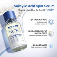 Tratamiento De Manchas De Acné Con Ácido Salicílico Dr.Leo 1.8%, 20ml