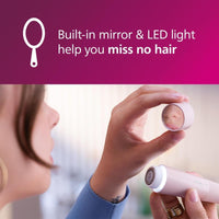 Philips Removedor de Vello Facial Serie 5000, Aseo Personal para Mujeres, Inalámbrico y Compacto, Cabezal Hipoalergénico