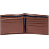 Cartera Tommy Hilfiger de piel auténtica para hombre, con ventana de identificación y múltiples ranuras para tarjetas