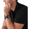 Michael Kors Reloj de gran tamaño Slim Runway, acero inoxidable negro, hombre, diseño moderno y elegante