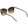 Gafas de sol Calvin Klein para mujer modelo CK25504S con diseño cuadrado, lentes degradadas y detalle metálico elegante