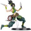 Figura de acción coleccionable oficial Akali Premium, League of Legends, 18 puntos de articulación, incluye base