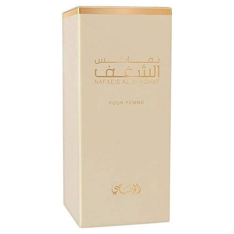 RASASI Al Shaghaf Pour Femme - Eau de Parfum para mujer, fragancia floral premium de larga duración en elegante frasco