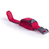 Silenciador de cuerdas Gruv Gear FretWraps, color rojo fuego, talla L, elimina ruido en guitarras y bajos.