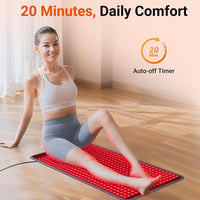 Comfytemp Red Light Mat, manta flexible de luz infrarroja cercana portátil con temporizador