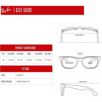 Ray-Ban RB2132 WAYFARER Lentes de sol para hombres y mujeres con kit de gafas de diseñador iWear