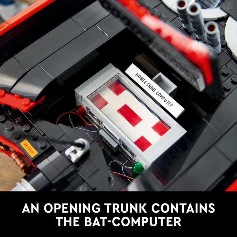 LEGO DC Batman: Set de Construcción del Batmobile Clásico Inspirado en la Serie de TV de 1966 para Adultos