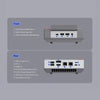 Mini PC retro AM02 con pantalla táctil de 4 pulgadas, AMD Ryzen 7 8845HS, Windows 11, 32GB RAM, 1TB SSD, DDR5, Dual RJ45, USB4