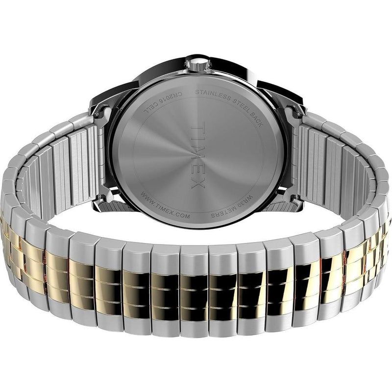 Reloj Easy Reader para hombre de Timex, diseño elegante con resistencia al agua y banda de acero inoxidable