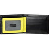 Billetera plegable minimalista RFID de cuero Calvin Klein para hombre con múltiples ranuras para tarjetas