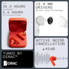Auriculares CMF Buds 2A Inalámbricos ANC 42dB Bluetooth 5.4 4 Micrófonos Claras Llamadas Naranja