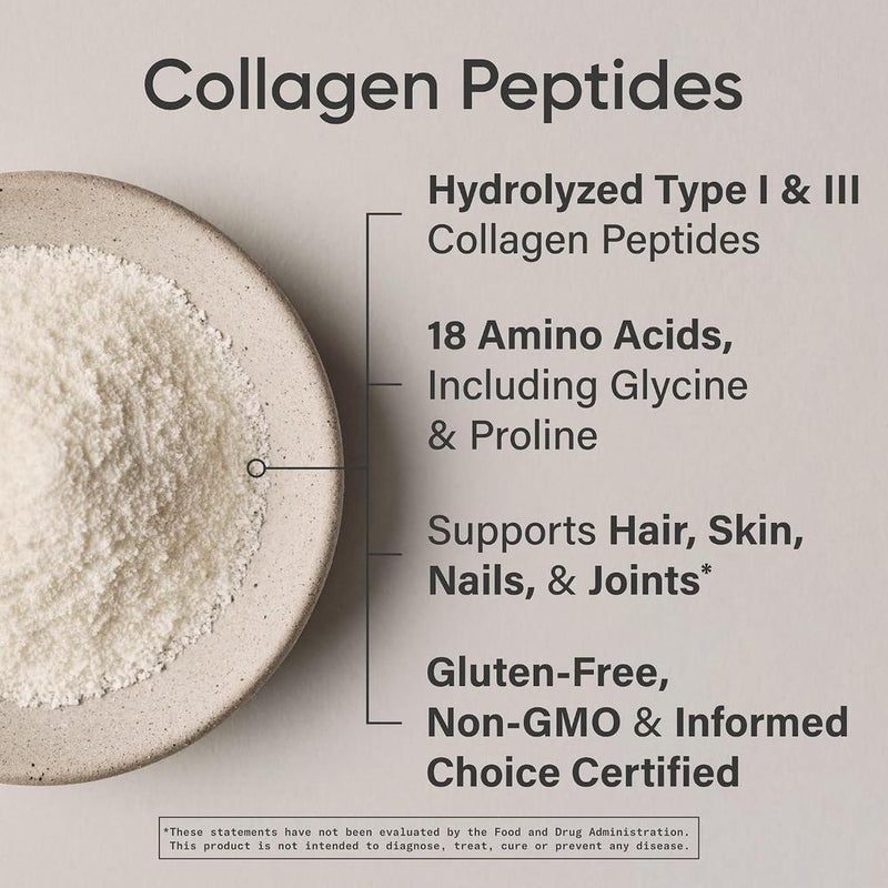 Péptidos de colágeno hidrolizado tipo 1 y 3 para piel, uñas y articulaciones saludables - Sport Research