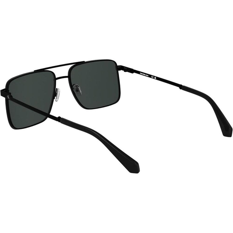 Gafas de sol Calvin Klein estilo aviador con marco metálico, doble puente y lentes tonificadas en modelo XL para hombres