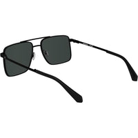 Gafas de sol Calvin Klein estilo aviador con marco metálico, doble puente y lentes tonificadas en modelo XL para hombres
