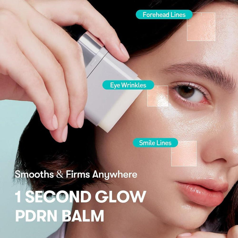 VT COSMETICS PDRN Essence Stick, bálsamo de colágeno multiarrugas todo en uno para ojos y cuello, base de maquillaje brillante