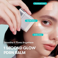 VT COSMETICS PDRN Essence Stick, bálsamo de colágeno multiarrugas todo en uno para ojos y cuello, base de maquillaje brillante