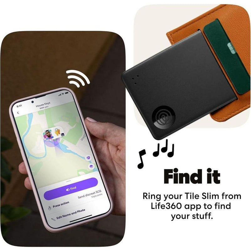Tile Starter Pack: de Life360, rastreadores Bluetooth y buscadores de artículos para llaves, carteras. Compatible iOS y Android