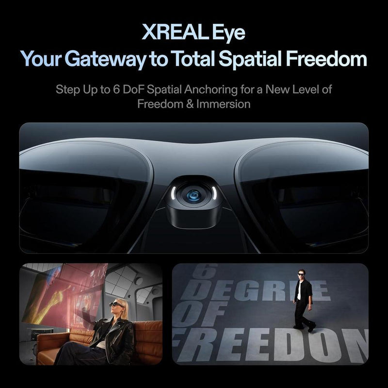 Gafas AR XREAL One Pro con chip X1, óptica X-Prism, sonido Bose, para iPhone, Steam Deck, ROG, Mac, PC y Android