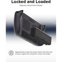 Banco De Energía Portátil Lenovo Legion Go 65W Con Cable USB-C, Fijación Magnética, Soporte Y Protección De Sobrecarga