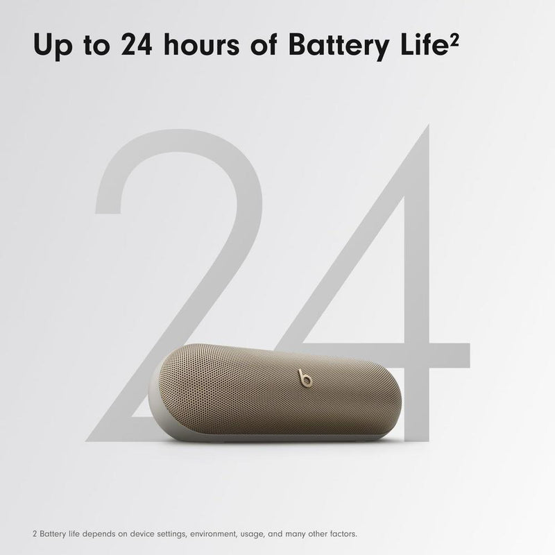 Beats Pill Altavoz Bluetooth portátil con batería duradera, resistencia al agua y sonido potente