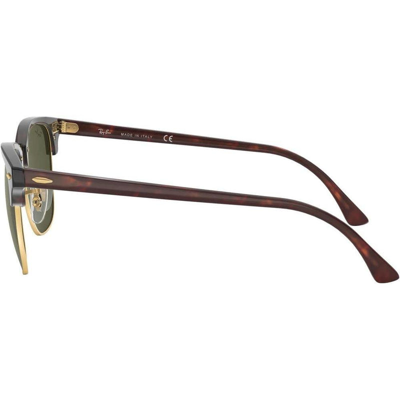 Ray-Ban Clubmaster Lentes de Sol Cuadrados con Protección UV y Montura Duradera de Acetato, Diferentes Colores y Tamaños