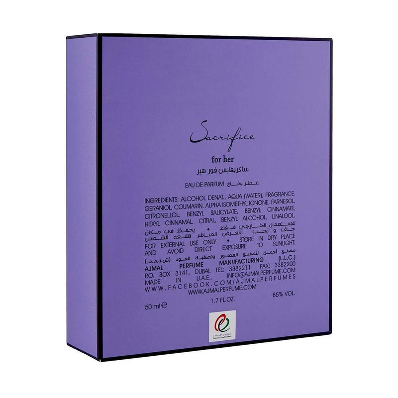 Ajmal Sacrifice Gift For Her EDP