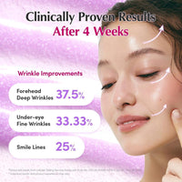 Eqqualberry Suero Facial Plumping Bakuchiol 5000ppm 4% Niacinamida Ácido Hialurónico Piel Sensible 30ml