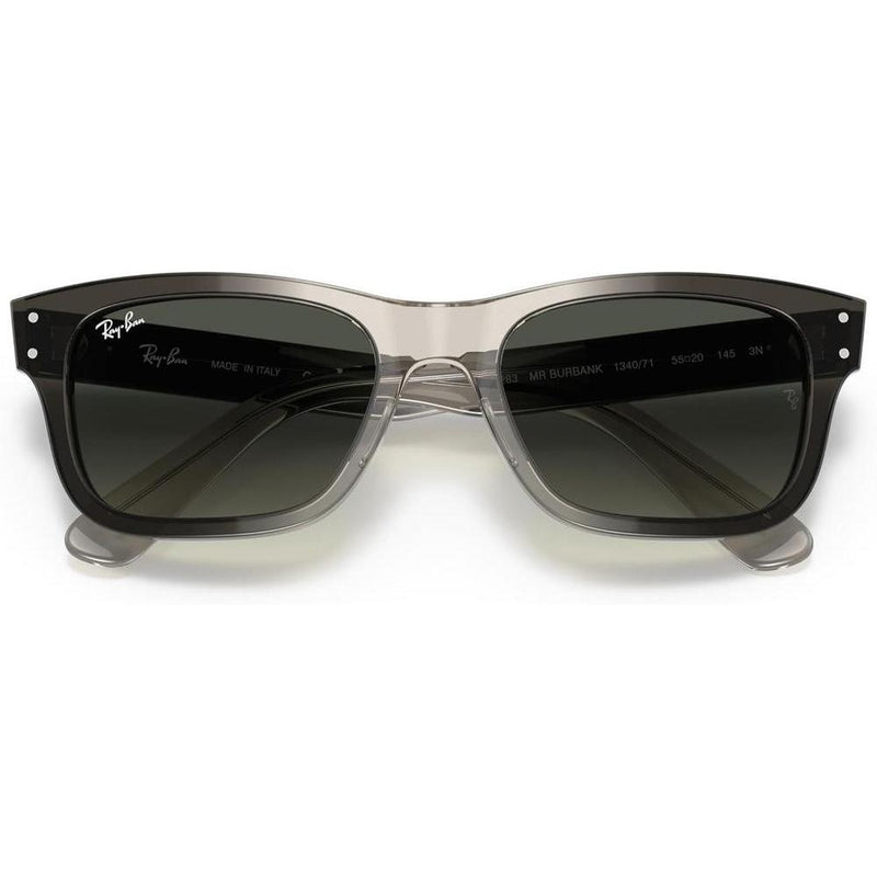 Ray-Ban Gafas de sol rectangulares RB2283 Mr. BuRBank hombre con marco completo, no polarizadas y duraderas